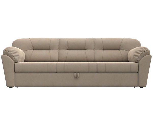 Диван прямой Бостон Велюр (Бежевый)