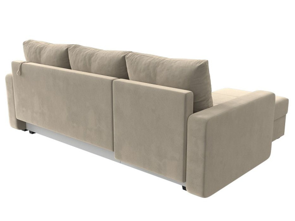 Диван угловой Ливерпуль Лайт левый угол Микровельвет