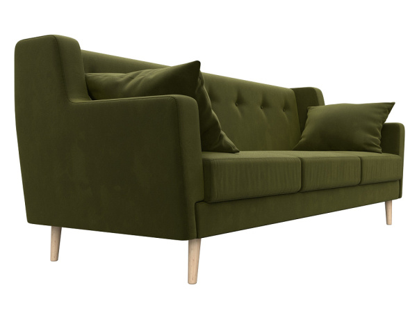 Диван кухонный прямой Брайтон 3 Микровельвет