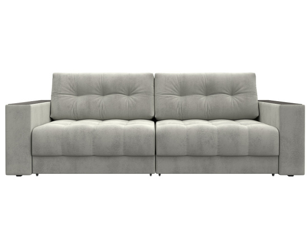 Диван прямой с декором Лига-049 НПБ Велюр (TOWER 01 молочный)