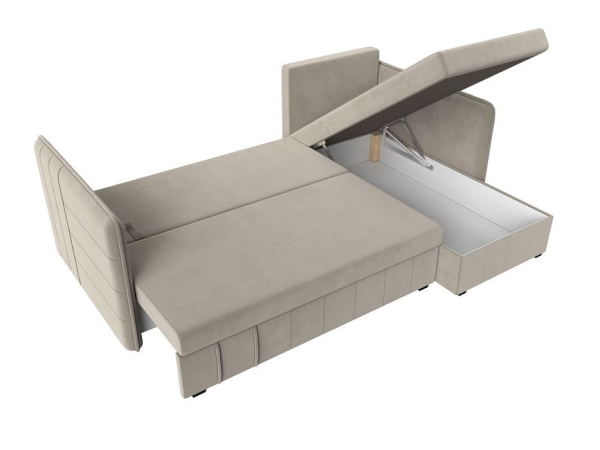 Диван угловой Слим правый угол Микровельвет