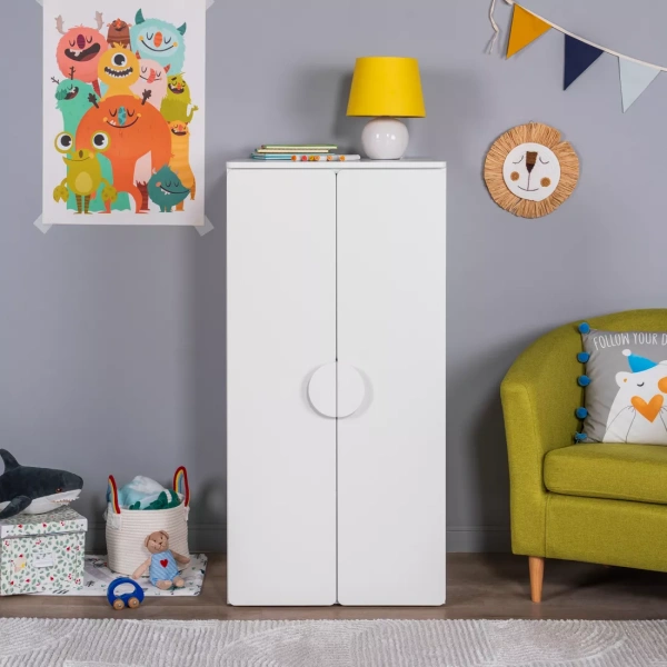 Шкаф ПИКСИ распашной двухдверный с 3 полками