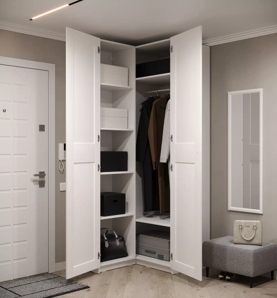 Стеллаж угловой МАКС 50х36х233