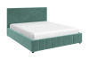 Кровать односпальная Нельсон Абстракция (СТАНДАРТ, 4 ВАРИАНТ бирюза, Абстракция без подъемного механизма 1200*2000)