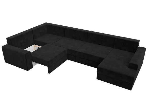 Диван П-образный Майами правый угол Велюр