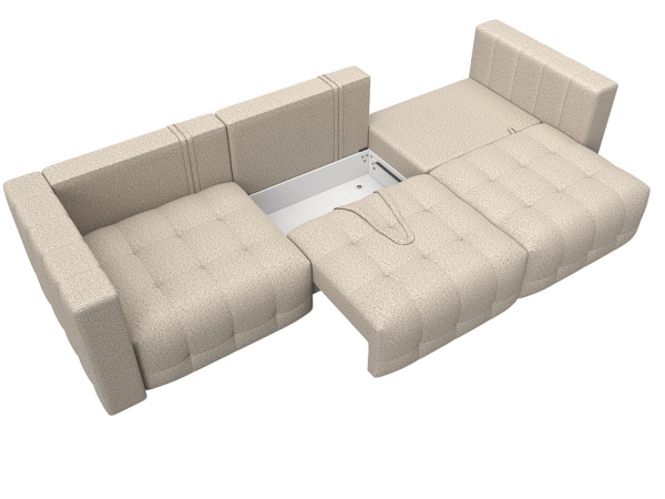 Диван прямой Лига-052 НПБ Лонг Велюр