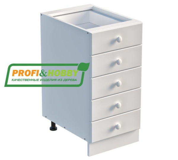 Тумба с 5-ю ящиками 400*720