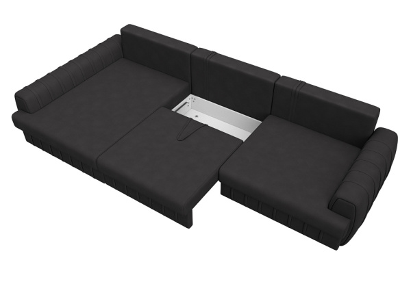 Диван угловой Лига-057 НПБ Лонг угол левый Замша