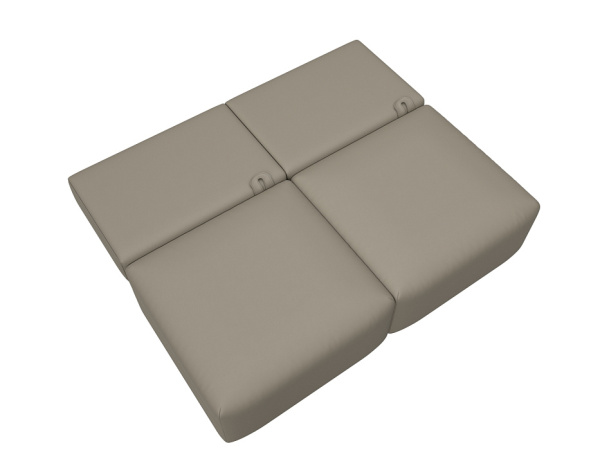 Диван прямой модульный Лига-060 НПБ Экокожа