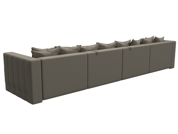 Диван П-образный Лига-052 НПБ Лонг Экокожа