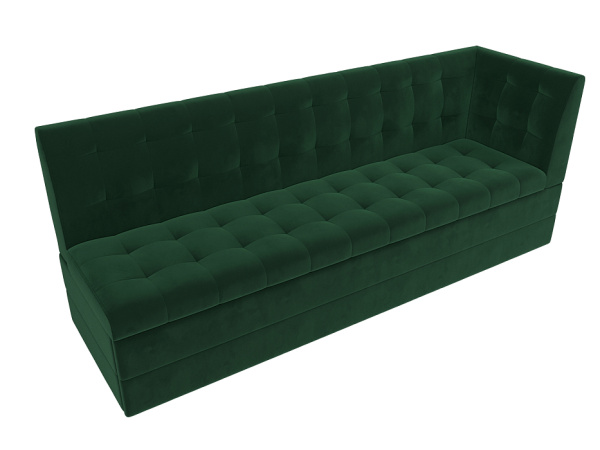 Диван кухонный прямой Бриз с углом справа Велюр