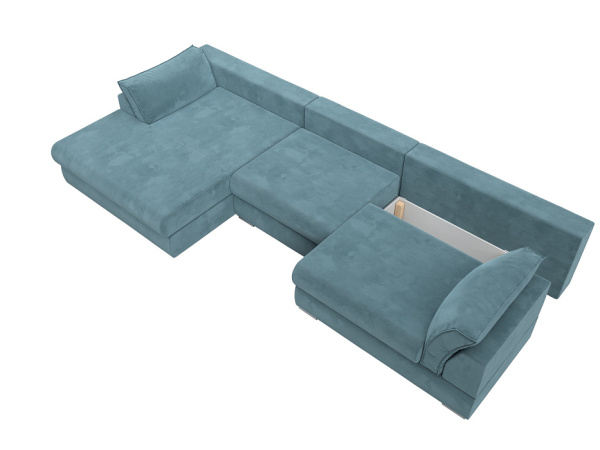 Диван угловой Пекин Long угол левый Велюр