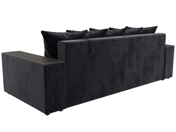 Диван прямой Дубай полки слева Велюр