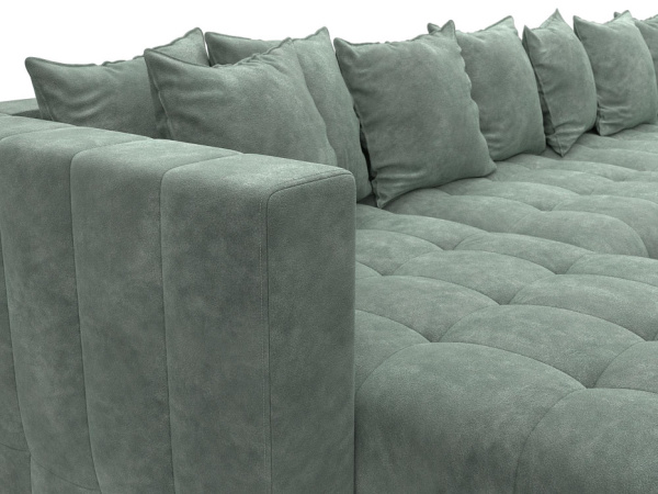 Диван П-образный Лига-052 НПБ МегаЛонг Велюр