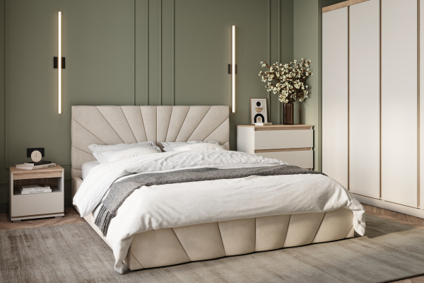 Кровать двуспальная Нельсон Лучи