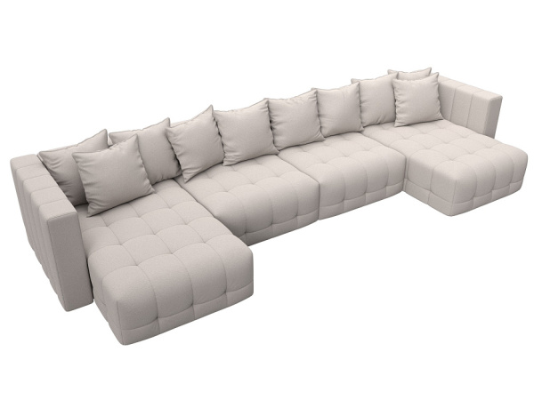 Диван П-образный Лига-052 НПБ Лонг Замша