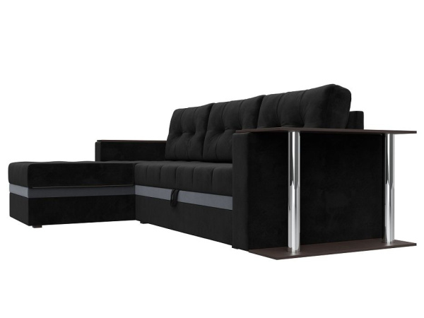 Диван угловой Атланта М левый угол Велюр