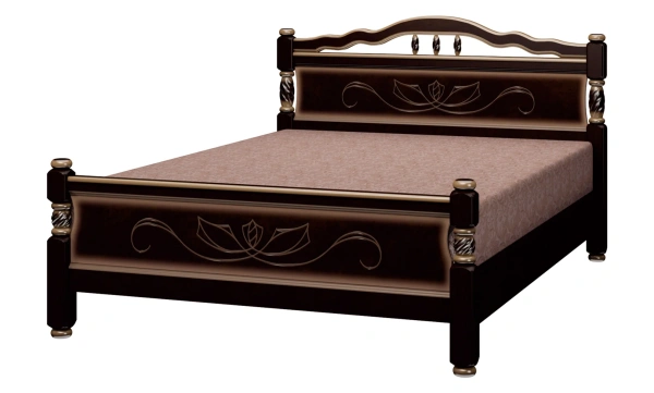 Кровать односпальная Карина 5 (900х2000, цвет Белый античный, кровать одинарная (РАЗБОРНАЯ))