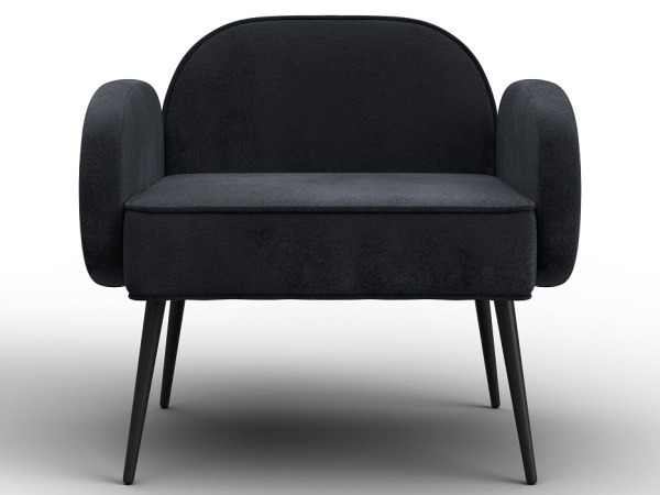 Кресло Лига-086 Велюр (велюр TOWER 11 темно-серый)