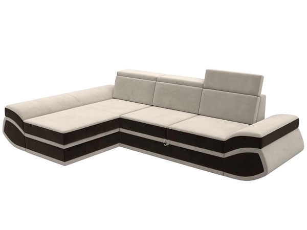 Диван угловой Лига-032 левый угол Микровельвет