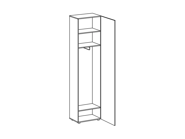 Шкаф Modus однодверный
