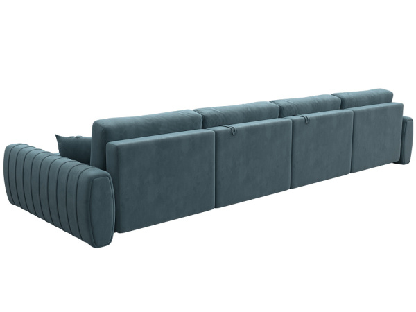 Диван П-образный Лига-057 НПБ Лонг Велюр