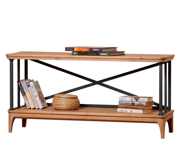 Стеллаж Вида №1 (Фасад Широкая полоска, Высота ножек 180)