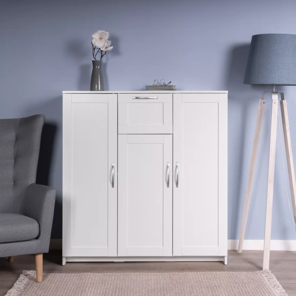 Тумба СИРИУС трехдверная с одним ящиком