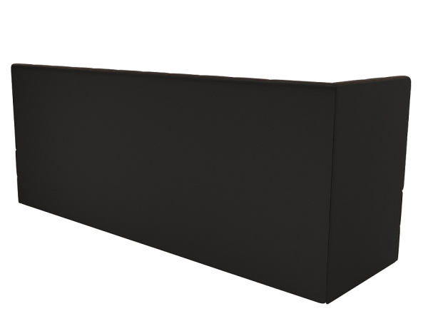 Диван кухонный прямой Бриз с углом слева Микровельвет