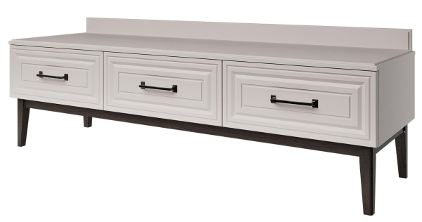 Тумба ТВ Гориция (Персидский Жемчуг/Лак Льняной)