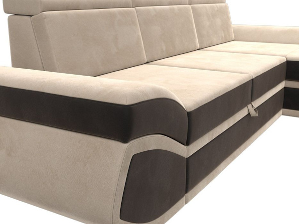 Диван угловой Лига-032 правый угол Велюр