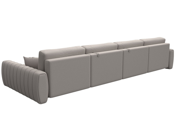 Диван П-образный Лига-057 НПБ Лонг Замша