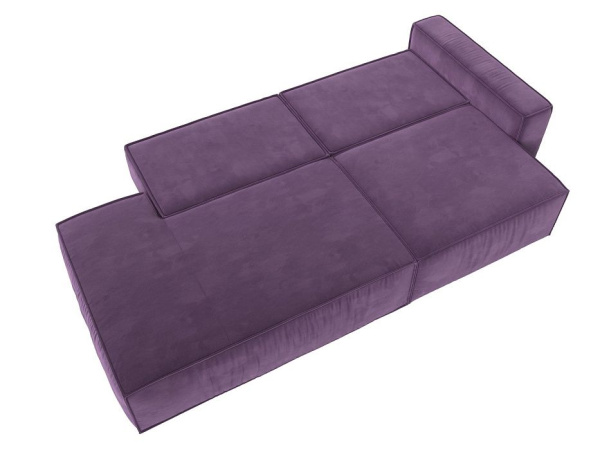 Диван прямой Прага Модерн подлокотник справа Микровельвет