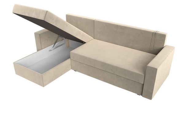 Диван угловой Траумберг Лайт левый угол Микровельвет