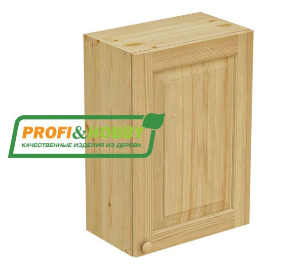 Шкаф настенный 1 дверь 500*720 филенка (Цвет без покрытия)