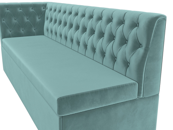 Диван кухонный Маркиз с углом слева Велюр