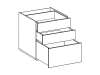 Тумба Modus с ящиками
