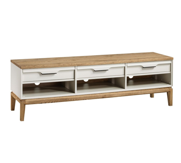 Тумба ТВ 03 Гранада (Белый воск/Антик 24)