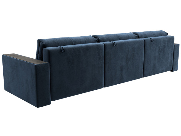 Диван прямой с декором Лига-049 НПБ Лонг Велюр