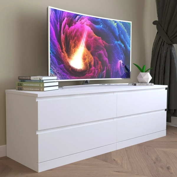 Комод Варма Прайм 4Д белый