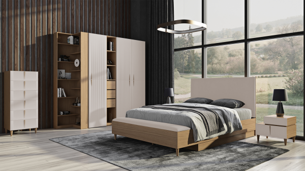 Кровать Калипсо 1600 с банкеткой