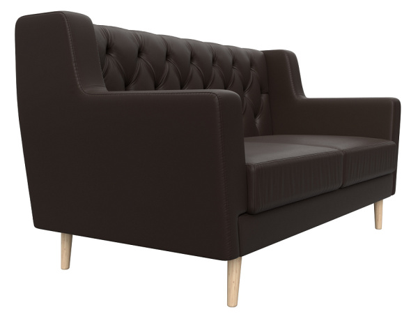 Диван кухонный прямой Брайтон 2 Люкс Экокожа