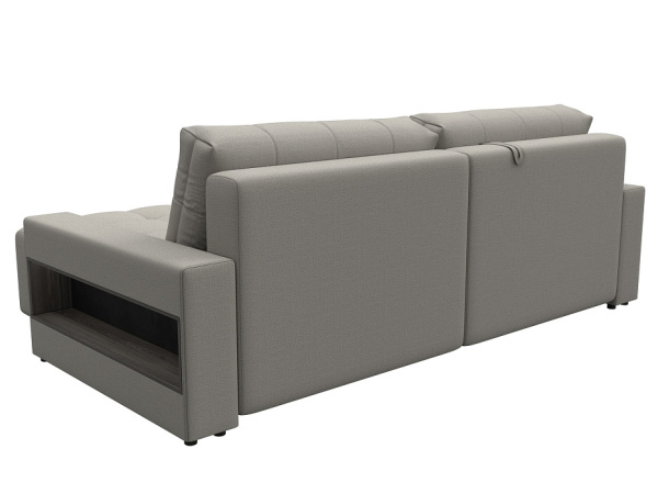 Диван угловой с полками Лига-053 НПБ Рогожка