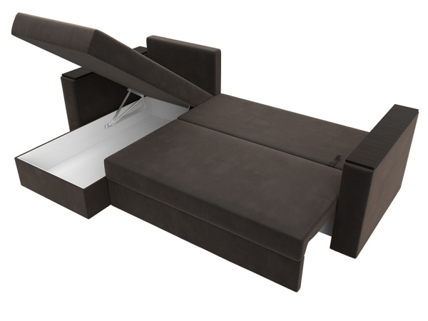 Диван угловой Атланта Б/С левый угол Велюр