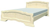 Кровать односпальная Карина 6 (кровать одинарная 900х2000 цвет Слоновая кость)