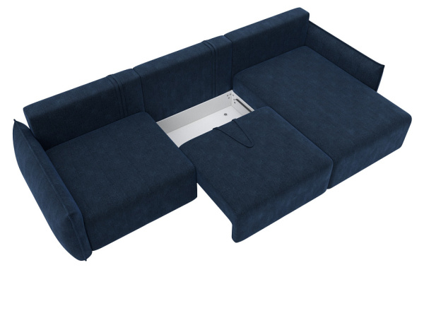 Диван угловой Лига-051 НПБ Лонг угол универсальный Шенилл