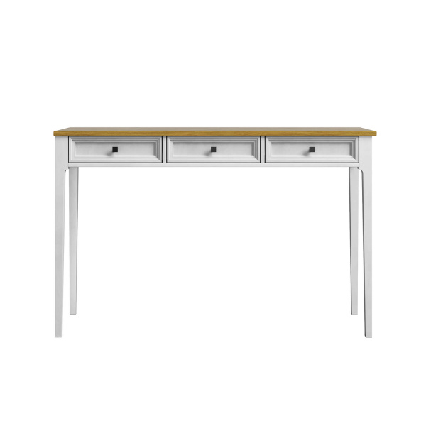 Стол консольный Квадро-С 03 (Белый лак + антик №24)