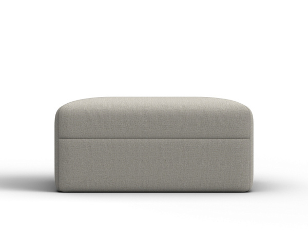 Модуль пуф Лига-060 НПБ Рогожка (Амур 02 бежевый)