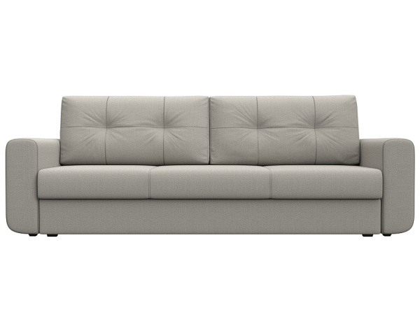 Диван прямой Лига-031 Рогожка (Амур 02 бежевый)