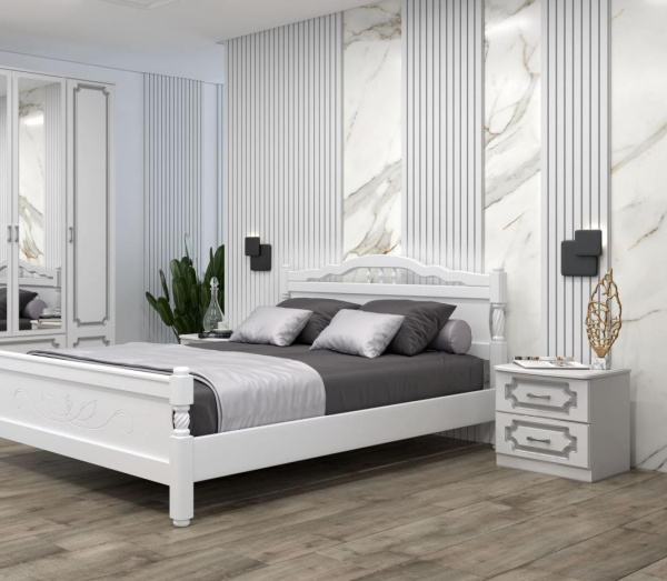 Тумба прикроватная Лак 2 ящика